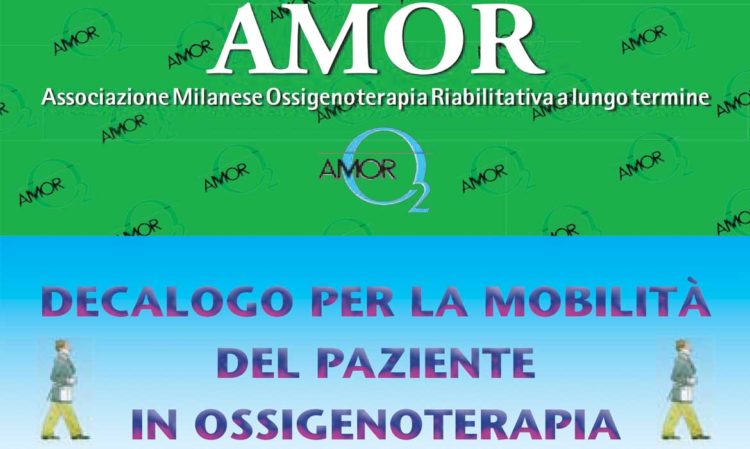 Decalogo per la mobilità del paziente in ossigenoterapia
