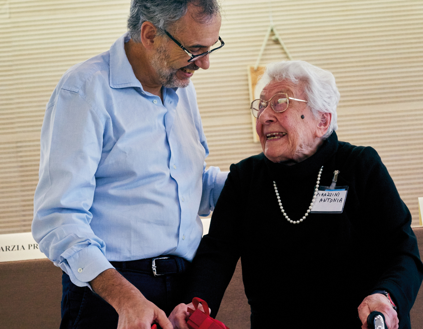 A 91 anni pensando ancora agli altri…