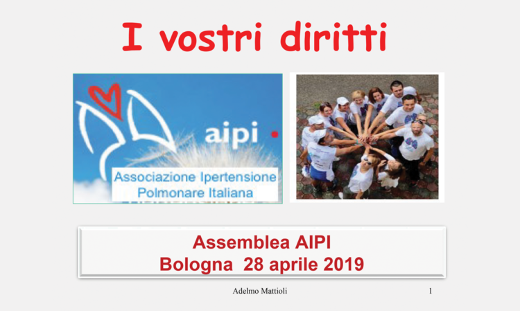 Diapositive di Adelmo Mattioli, consulente in materia previdenziale di AIPI