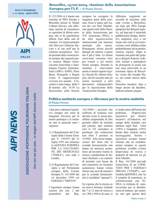 AIPI News n.4 - 2004