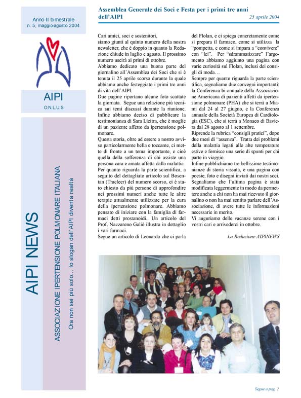 AIPI News n.5 - 2004