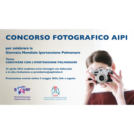 Concorso fotografico AIPI per la Giornata Mondiale dell’Ipertensione Polmonare